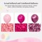 55-Pack Pink Balloons 12in – Metallic, Baby & Hot Pink Latex Party Decor